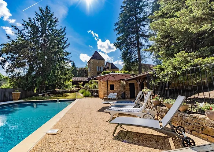 Villa Avec Piscine Sur Le Domaine D'un Chateau Carsac-Aillac